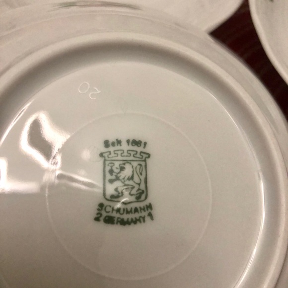 VINTAGE 5 SET OF SCHUMANN GERMANY DESERT’S BOWLS - Picture 5 of 7